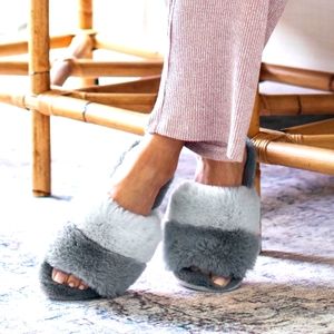 Cotton Candy Puff Slippers